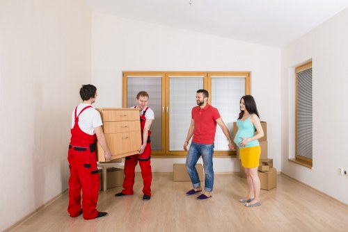 Van transport for a small office or business move in Belmont