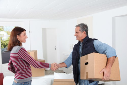 Small business and office relocation service in Belmont using a van