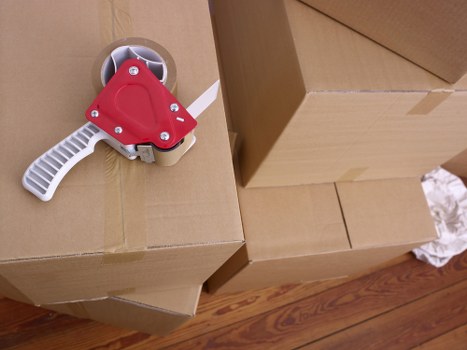 Packing and loading service for a Belmont property move
